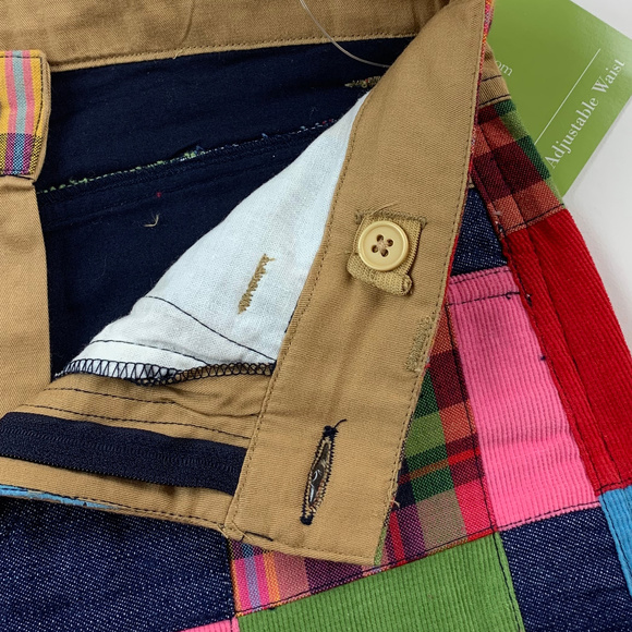 🔥KC ParkerPants Cropped Patchwrok Size 12 - Picture 6 of 8